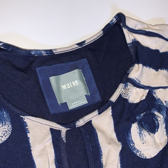 Anthropologie Maeve Marin Sennebec “Fit & Flare” Jersey Dress - Women’s Size XS - Picture 6 of 11